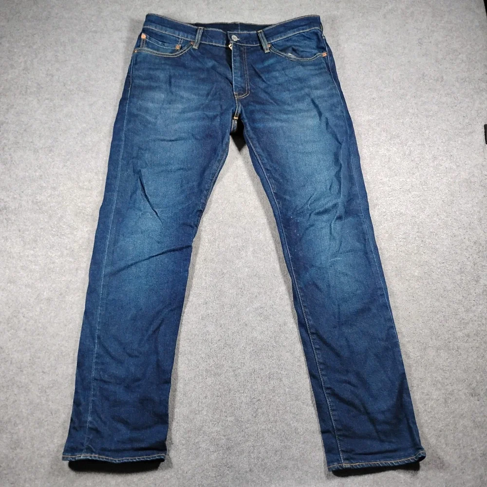 Levi's 511 Selvedge Slim Fit Men's Blue Jeans Size W34 L30 Denim Premium Pants